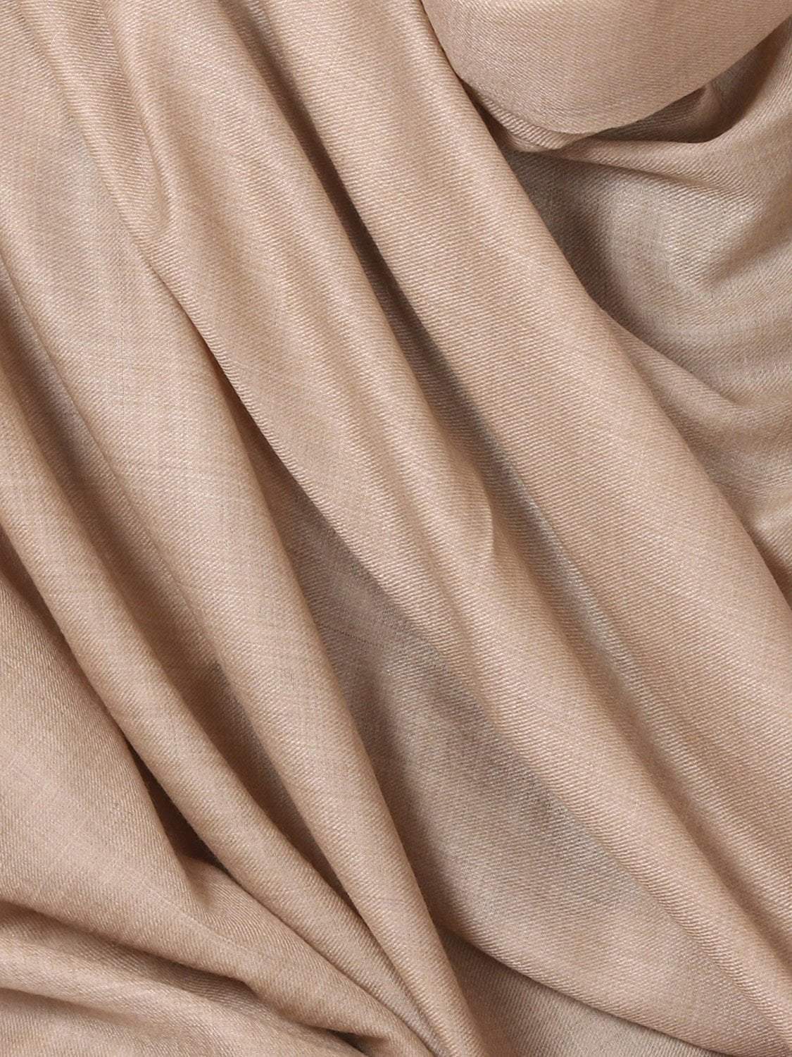 Pashtush Mens Ladakhi Fine wool shawl,Full size,Beige - Image 3