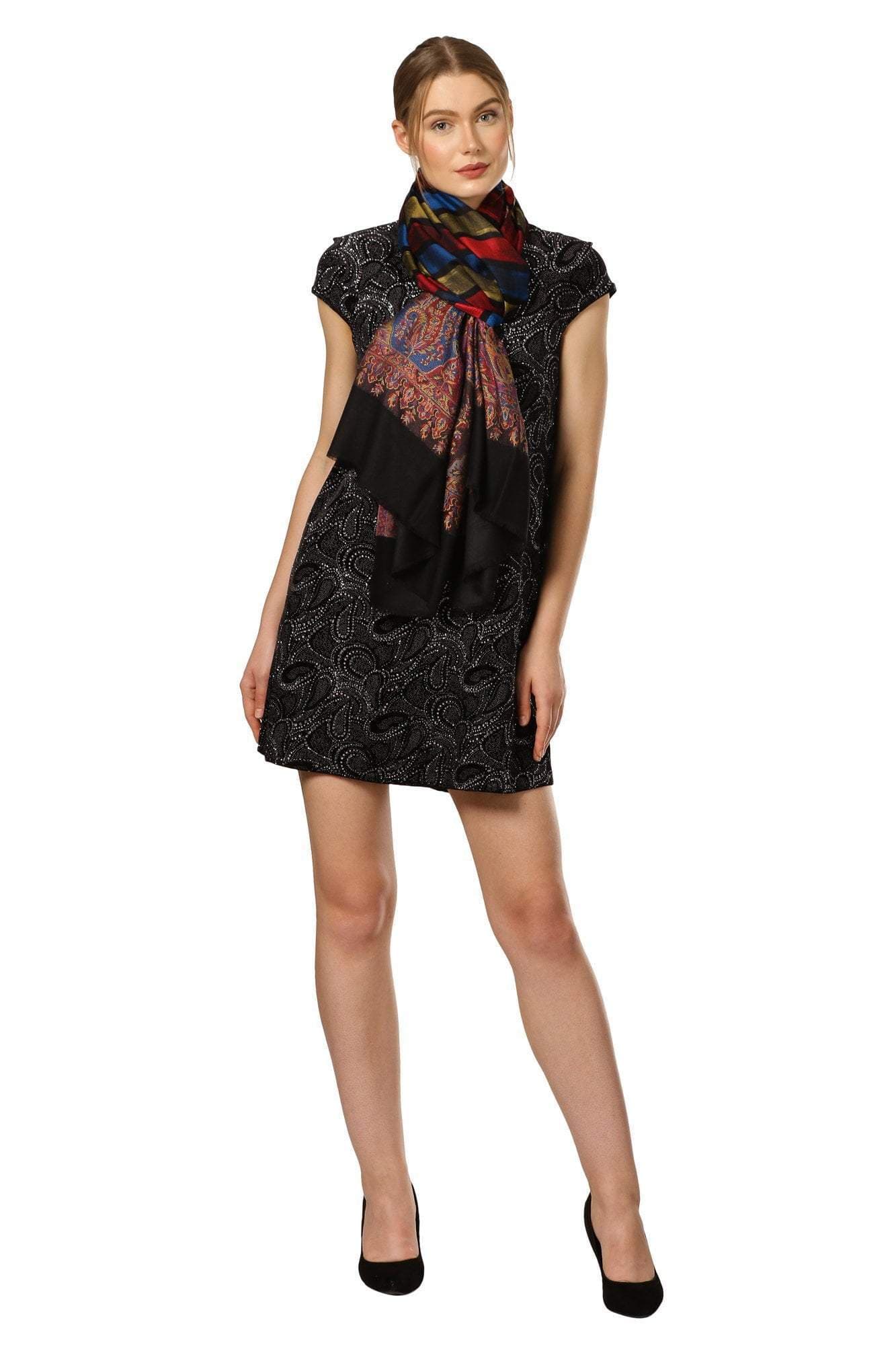 Pashtush Women Striped Soft Ultra Bamboo Stole Party Starter - Image 4