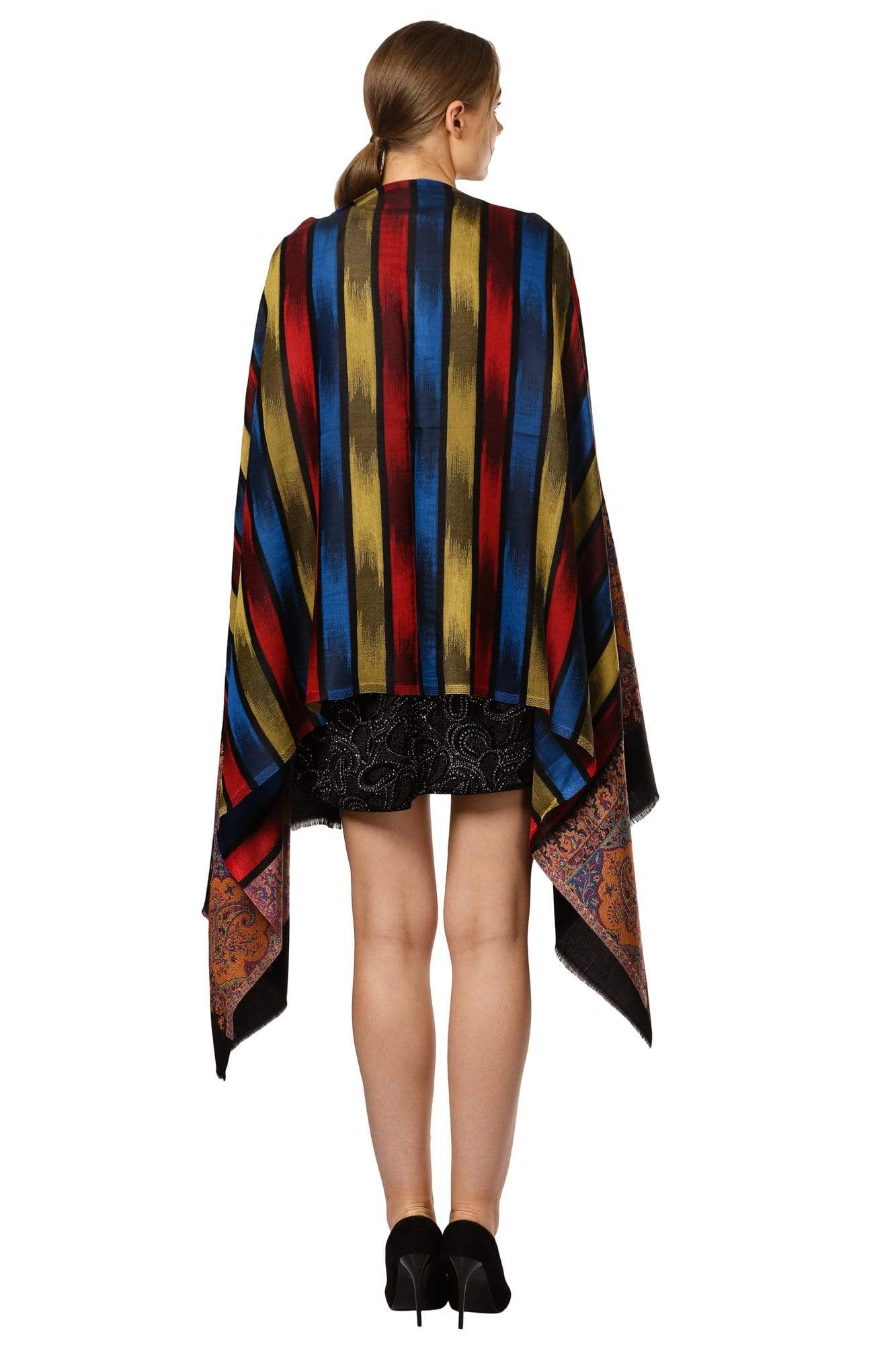 Pashtush Women Striped Soft Ultra Bamboo Stole Party Starter - Image 6