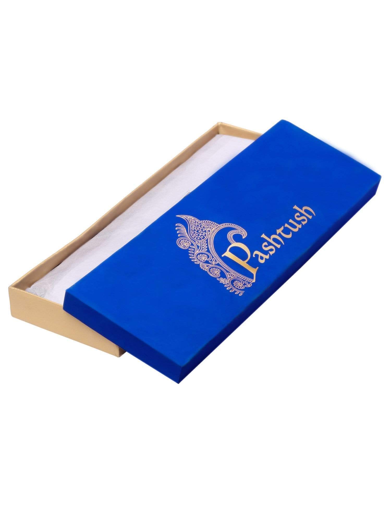 Pashtush Womens Bamboo Scarf, Woven Paisley Soft And Natural,Black - Image 7