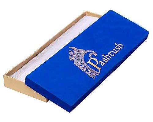 Pashtush Womens Twilight Metallic Zari Scarf, Reversible Wool Soft Violet - Image 6